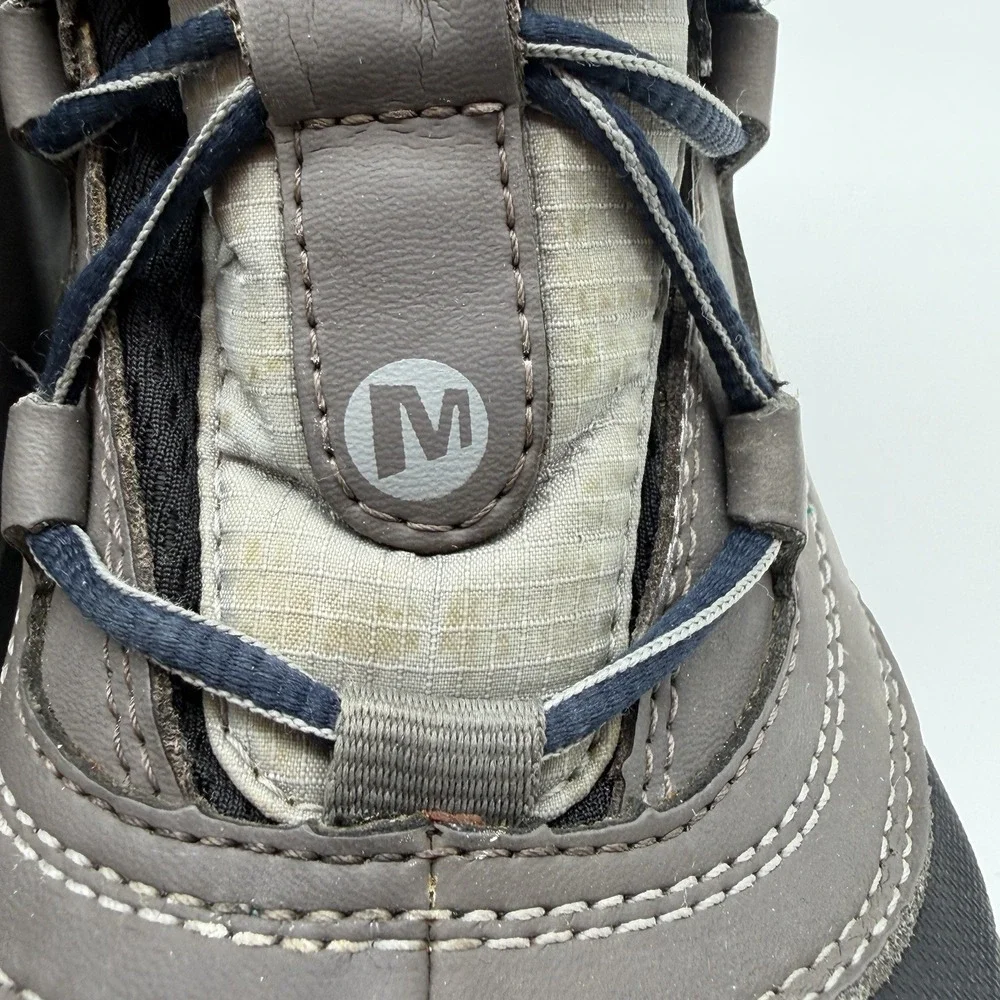 Merrell‎ Mid Boots Women's 7.5 M Charcoal SnowBound Waterproof Insulated Winter